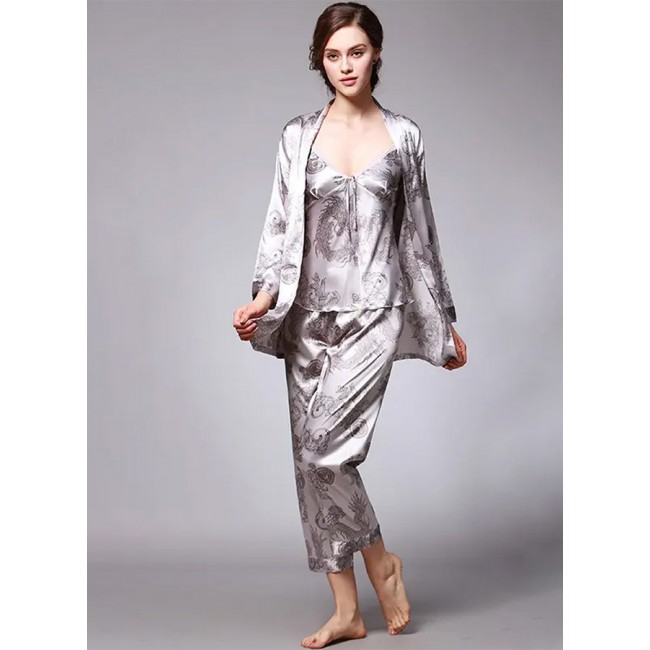 Dressing Gown 16/19/22 Momme Silk Robe Pure Silk Pajamas - China Pajama and  Silk Pajama price | Made-in-China.com