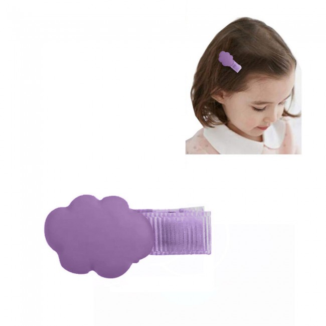CATANES 4 Packs For Hair Clips Cloud Ornaments Colourful Flatback Polymer Cloud Clips - 14