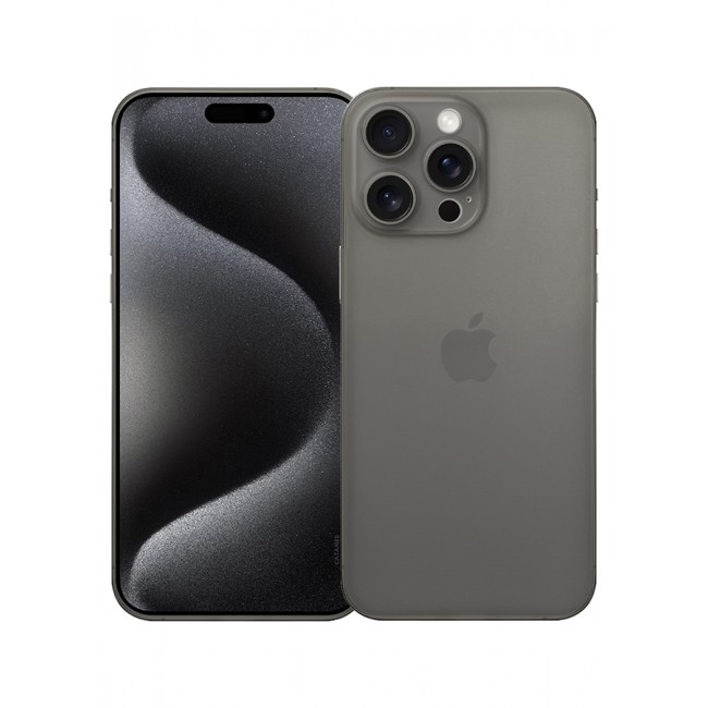 CATANES iPhone 15 Pro Max Case Cover Air Skin Series Back Cover Sturdy Durable Thin Case Drop Protection Cover Clear Black